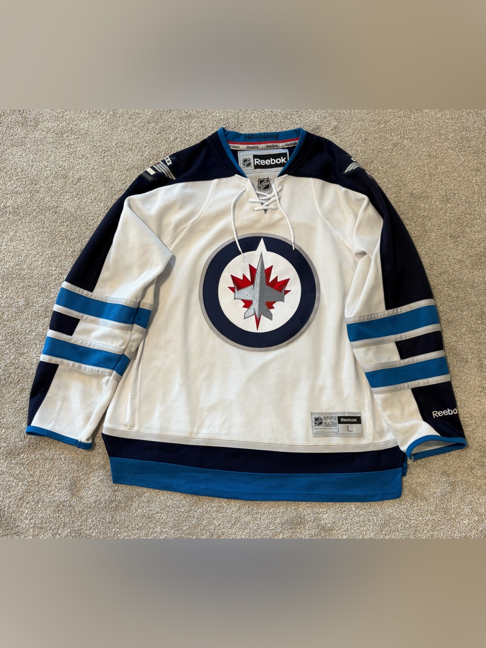 Reebok Official NHL Winnipeg Jets Jersey